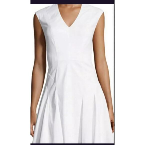 Rebecca Taylor Fit & Flare Poplin Dress - Picture 1 of 5